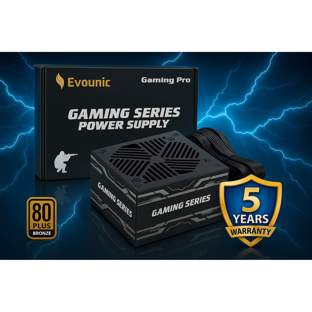 1000W 80 Plus Bronze Certified ATX Power Supply – Full Modular PSU with Active PFC, Dual/Quad Core Support, SLI/Crossfire, Haswell Ready – Gaming/Desktop PC Compatible (1000W Non-Modular)