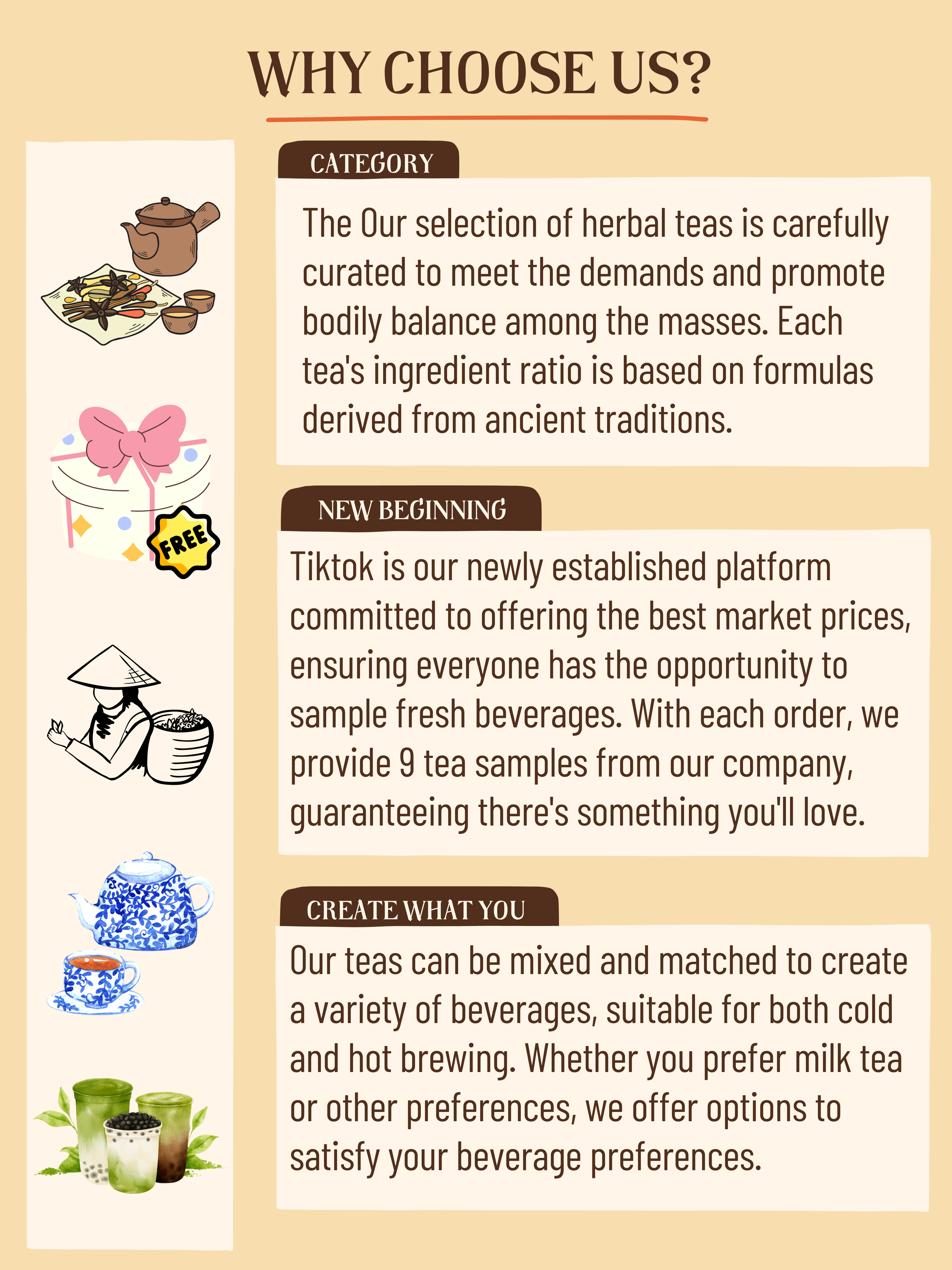 Bebida de té de hierbas Goddess - Material natural Té de rosa de morera 250 g (10 g x 25 bolsas)