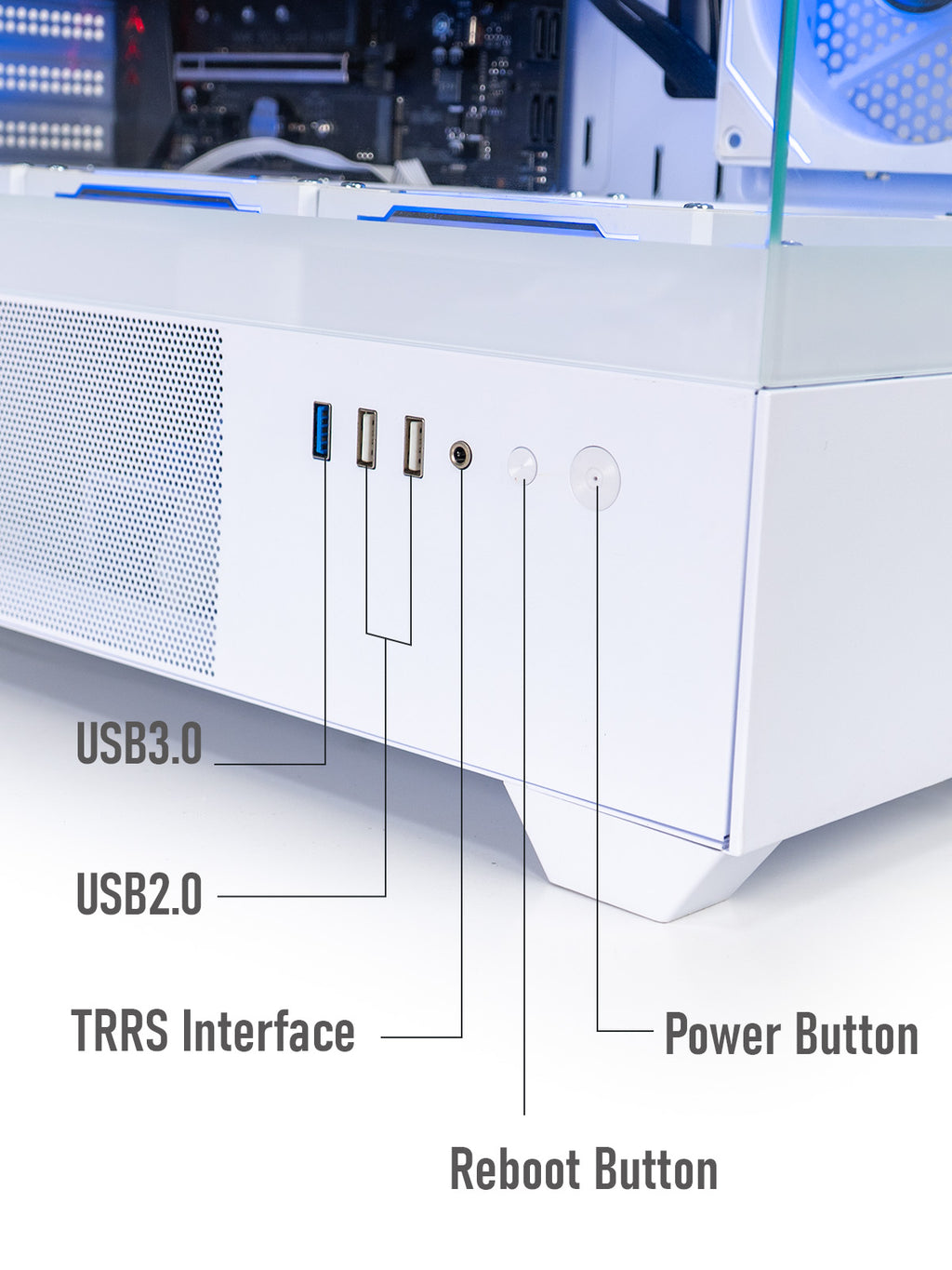 EVOUNIC Gaming PC Desktop Computer – Ryzen 7 5700X up to 4.6GHz (8 Cores / 16 Threads), RTX 3060 Ti, 32GB DDR4 RAM, 1TB SSD, Wi-Fi 6 & Bluetooth 5.4, 9× ARGB Fans, Air Cooler, 650W PSU, Win11 Pro