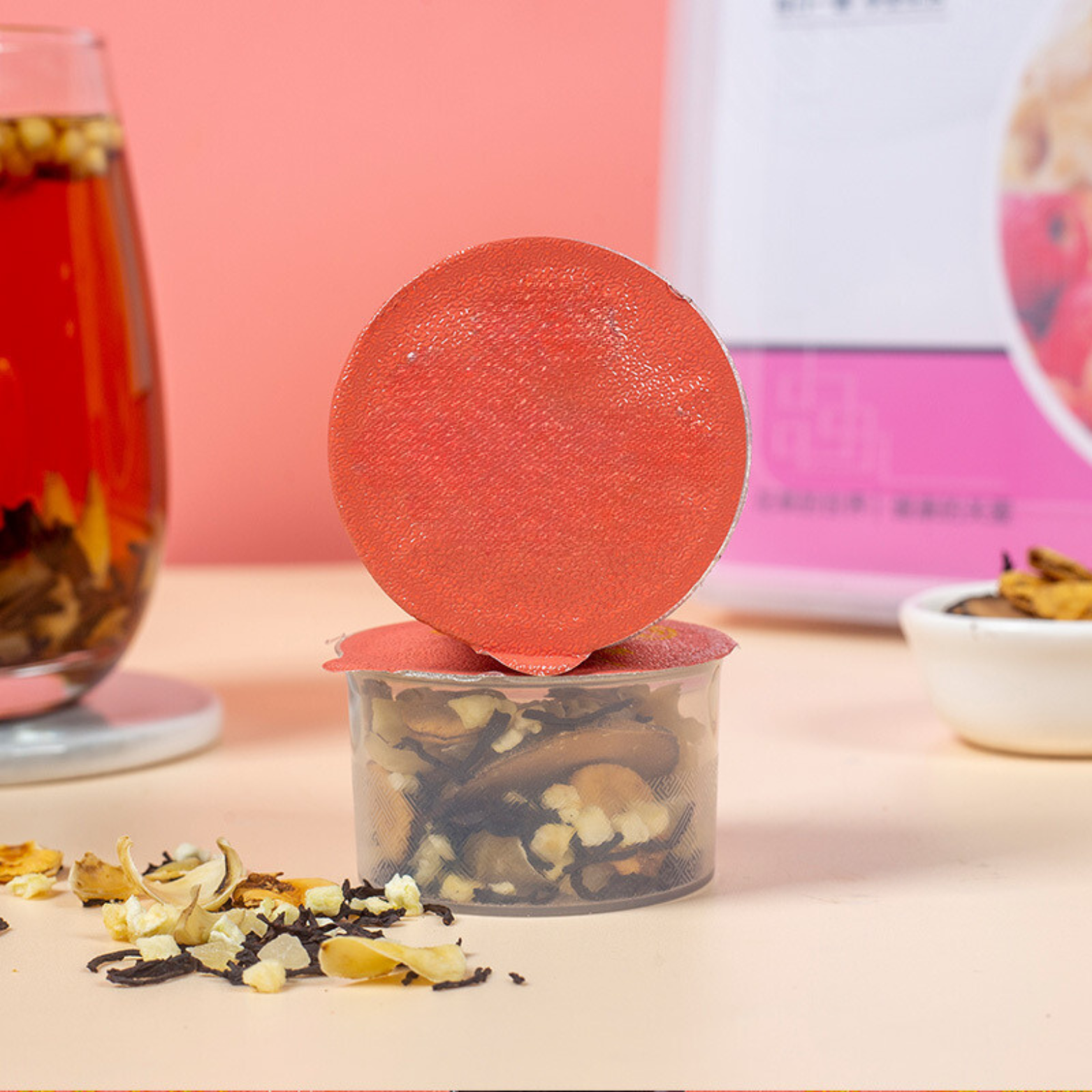 Té negro melocotón y miel 180 g (12 g x 15 latas)