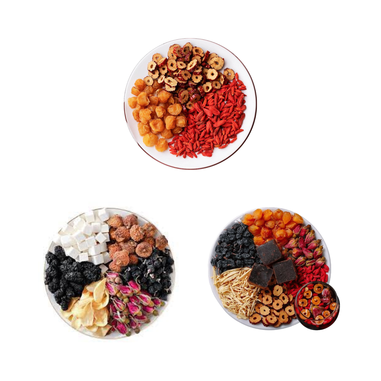 Goddess Herbal Tea Combo Bebida Material natural para mujeres Ciclo con azúcar saludable: 3 bolsas 35.3 oz 100 bolsitas de té con regalo gratis 9 muestras 1