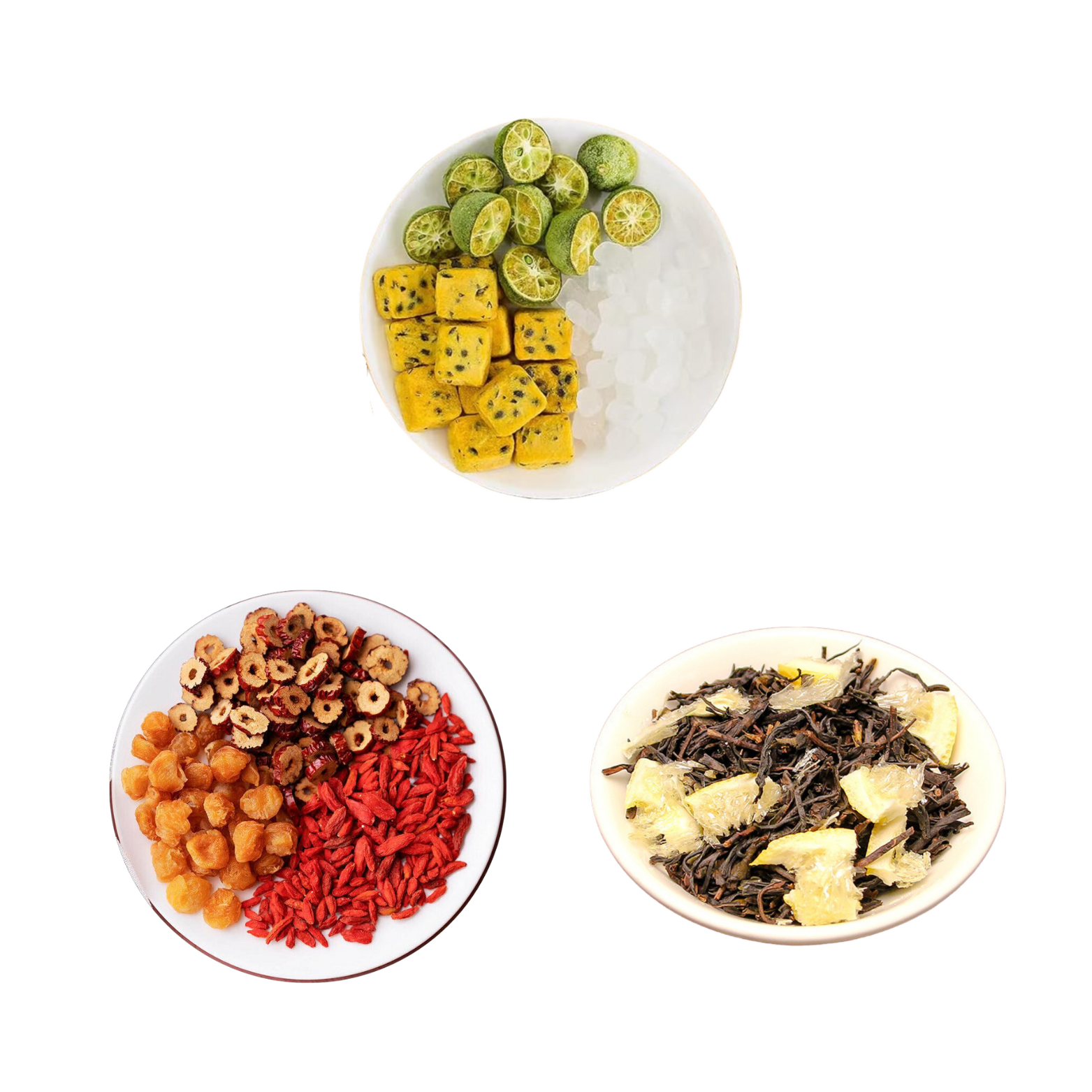 Goddess Herbal Tea Combo Bebida Material natural para un sabor dulce con azúcar saludable: 3 bolsas de 35,3 oz, 100 bolsitas de té con regalo gratis, 9 muestras 1 