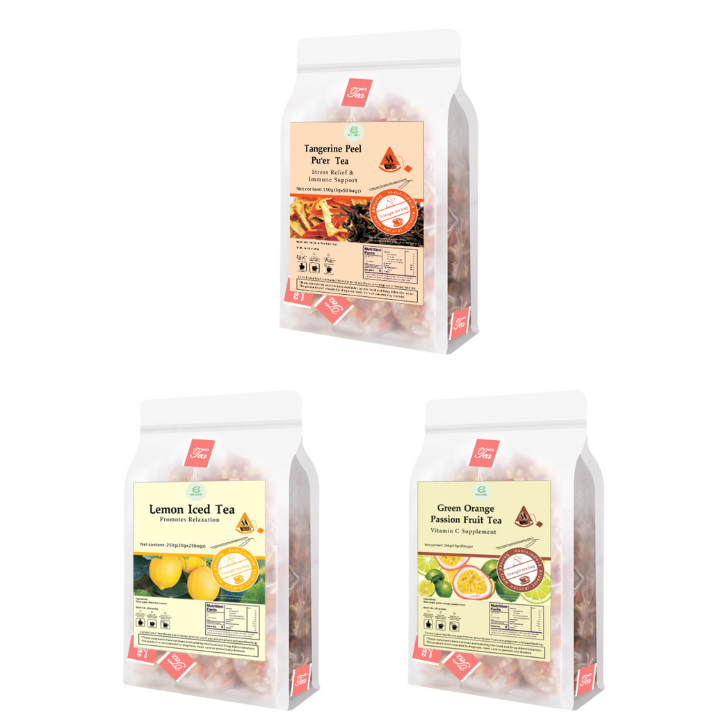 Bebida combinada de té de hierbas Goddess, material natural con azúcar saludable: 3 bolsas de 26,5 oz, 75 bolsitas de té con regalo gratis, 9 muestras 1 