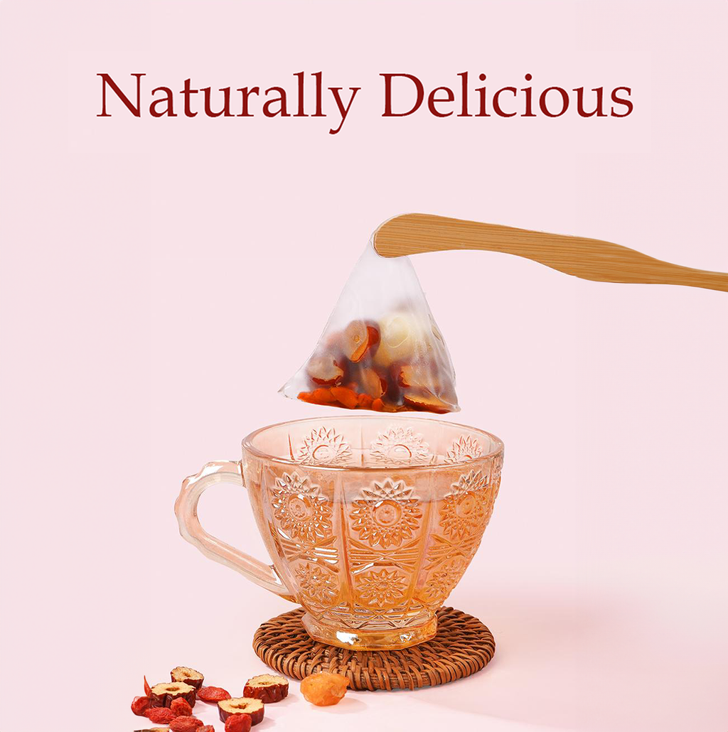 Bebida de té de hierbas - Té de dátil rojo dulce sin azúcar 10.6 oz 300 g-1200 g (50 - 200 bolsas) con muestras de regalo