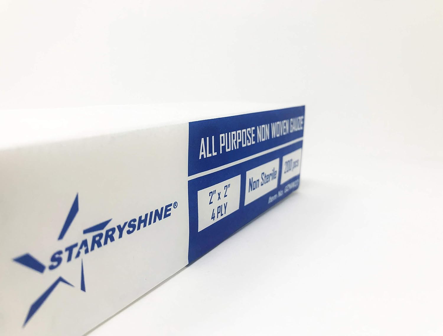 1000 PC (5 PKS) 2"X2" Non-Woven 4-Ply Dental Medical Gauze Pad, Non-Sterile All Purpose Gauze Sponges, 4-Ply Cotton Filled Sponges Provide Maximum Absorption