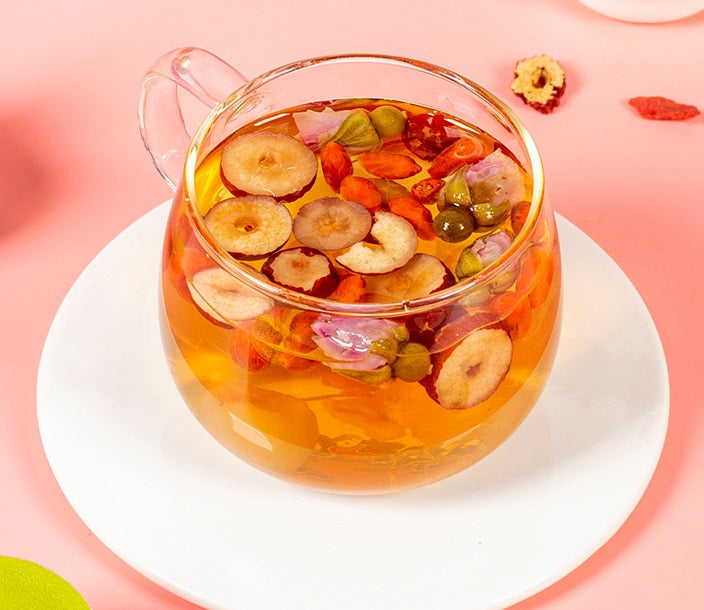 Bebida de material natural de té de hierbas - Té hidratante y embellecedor 277 g (18,5 g x 15 latas)