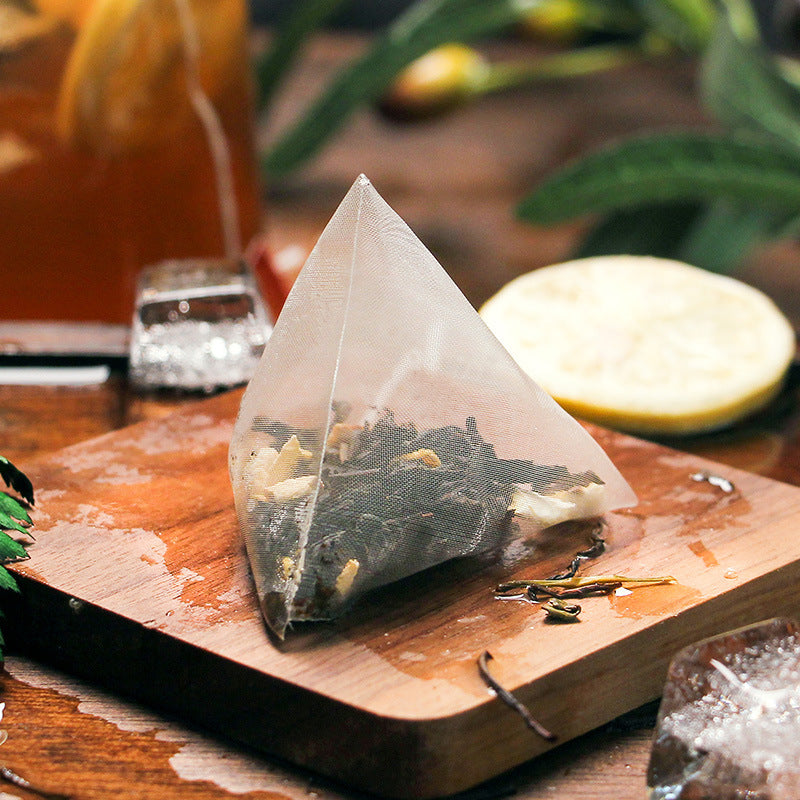 Té de hierbas con regalo gratuito, 9 muestras, bebida natural, té helado de limón, 250 g (10 g x 25 bolsas)