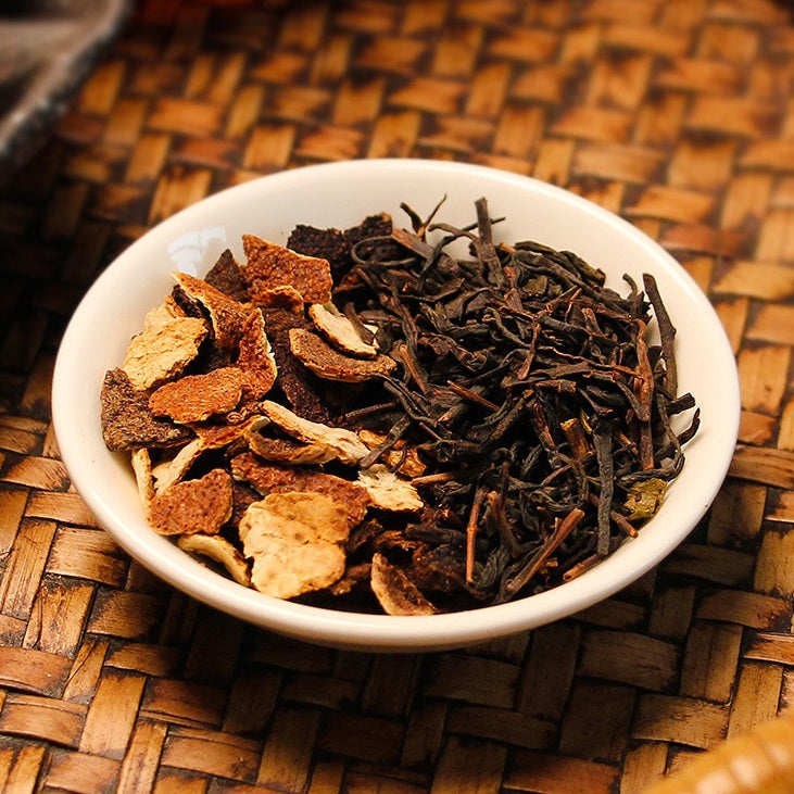 Bebida de té de hierbas Goddess - Material natural Té Puer de cáscara de mandarina 250 g (5 g x 50 bolsas) 