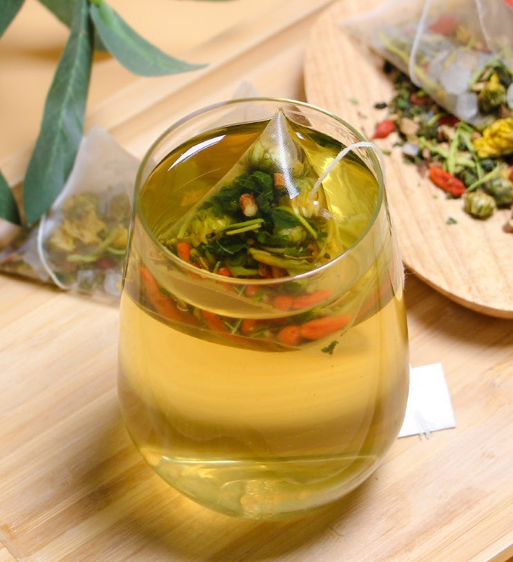 Bebida de té de hierbas Goddess - Té de crisantemo y madreselva de material natural 250 g (5 g x 50 bolsas) 