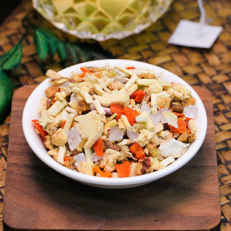 Mezcla de diosa de té de hierbas con regalo, 9 muestras, bebida natural, té de caña de bambú y raíz de paja, 8,8 oz, 250 g (10 g x 25 bolsas)