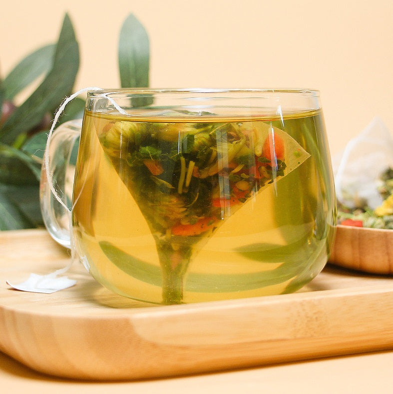 Bebida de té de hierbas Goddess - Té de crisantemo y madreselva de material natural 250 g (5 g x 50 bolsas) 