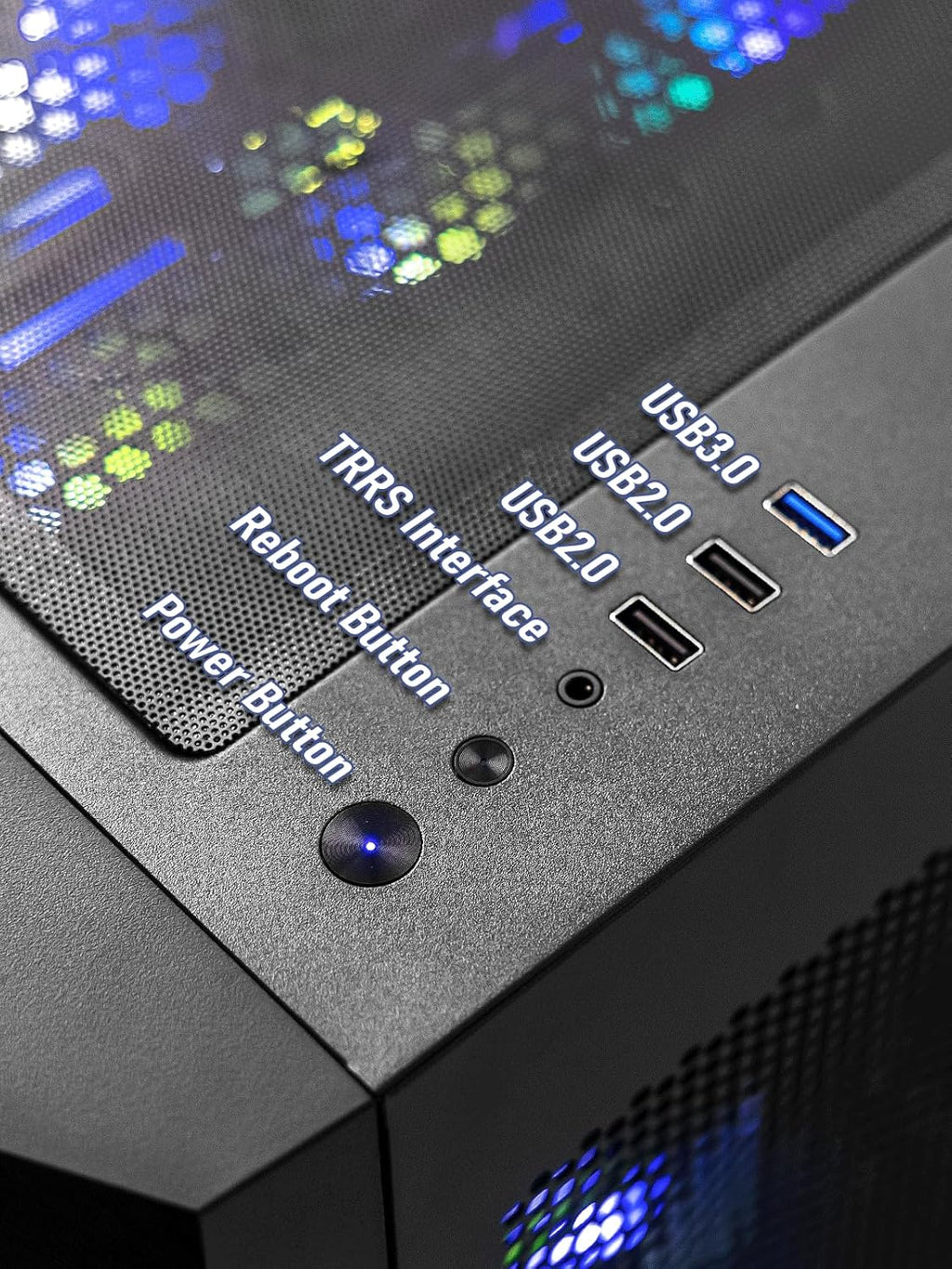 Gaming PC Desktop Computer – i5-11400 up to 4.4 GHz 12-Threads, GTX1080, 16GB DDR4 RAM, 1TB NVMe SSD, Wi-Fi 6 & Bluetooth 5.4, 9 × ARGB Cooling Fans, Win11 Pro, 650W PSU, High-Performance Gaming Tower