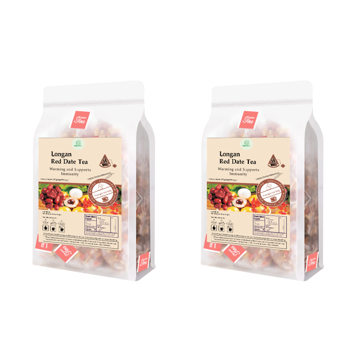 Bebida de té de hierbas - Té de dátil rojo dulce sin azúcar 10.6 oz 300 g-1200 g (50 - 200 bolsas) con muestras de regalo