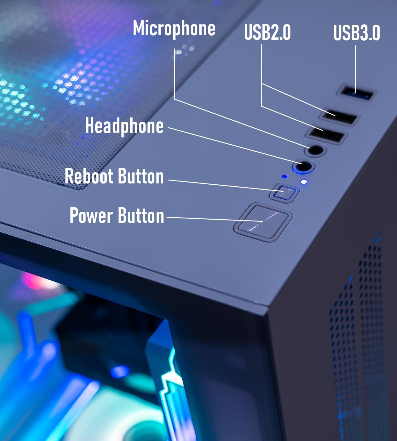 Gaming PC Computer Desktop – Ryzen 5 5500 up to 4.2GHz, GeForce GTX 1080 Ti 11GB GDDR5X, 16GB RAM, 1TB NVMe SSD, WiFi 6 & BT 5.4, Windows 11, 8× ARGB Fans, 650W PSU