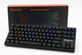 RGB Mechanical Gaming Keyboard, 87 Keys TKL Design, Backlit with Multiple Light Modes, USB Wired, Fast Response Time for PC, Laptop, Gaming Console